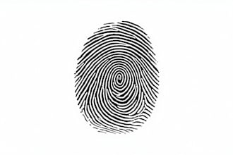 vector trace fingerprint for tattoo or jewelry engraver