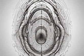 vector trace your fingerprint to tattoo or print