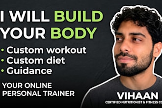 be your online personal trainer and nutrition coach