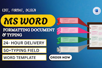 do fast typing job, retype scanned documents convert pdf to word, word to pdf
