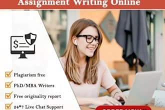 finish online assignments for school, college and university