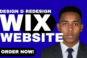 revamp wix website design, wix website design, redesign wix website