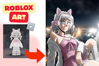 draw your roblox avatar with my style