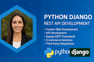 develop secure and scalable django rest apis using python