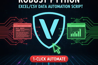 build a robust python excel CSV data automation script