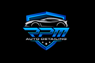 design car automotive auto detailing auto repair logo