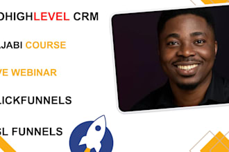 create gohighlevel CRM, kajabi course and clickfunnels, vsl funnel