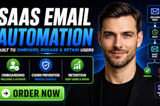 build saas email onboarding automation churn prevention flows retention campaign