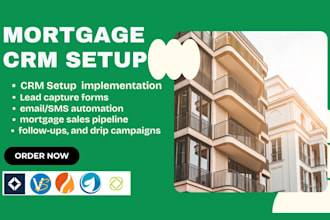 setup mortgage CRM with blumortage jungo vanillasoft total expert surefire CRM