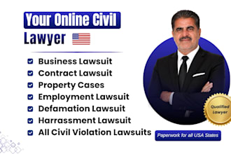 be your civil law expert for property, contract, and employment litigation