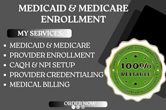 do medicare and medicaid enrollment medical billing and credentialing services