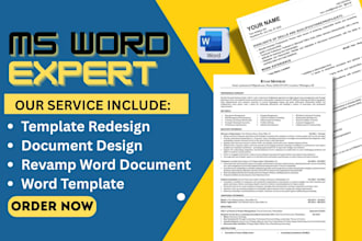 design professional invoice template word, excel and PDF document canva mockup