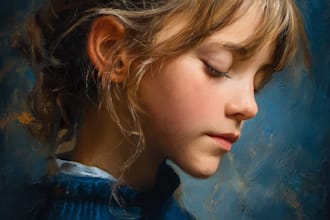 draw oil painting, digital oil painting