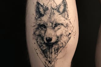 draw custom tattoo design