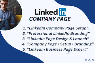 create linkedin company page professionally