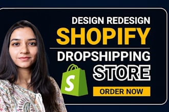 build shopify website, shopify store design and boost shopify sales