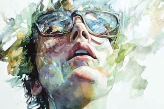 create watercolour botanical illustrations