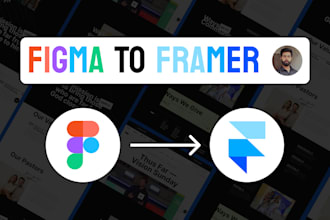 design or develop framer website, figma to framer expert