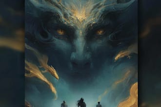 create a bestselling book cover design for your novel