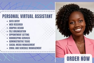 executive virtual assistant personal accountability partner adhd body double VA