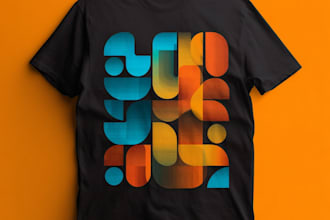 do t shirt design typography and custom t shirt graphic tee