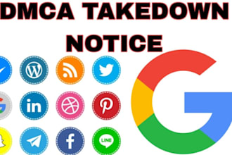 remove infringing ,defaming,harassing ,negative,copyright under dmca