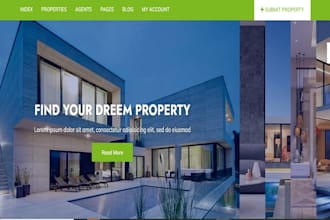 build wix real estate website agents idx mls brokers property listings website