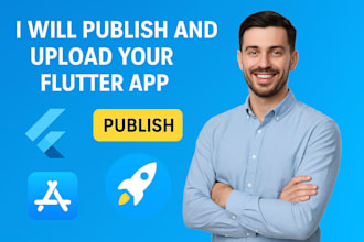 publish and upload your flutter app to play store and app store