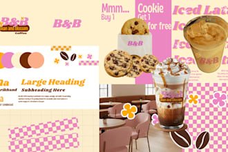 design a unique brand identity for cafes and restaurants