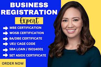 sam gov, cage code, uei, mbe, wbe, wosb, dbe, 8a, 501c3, sba loan iso 14001