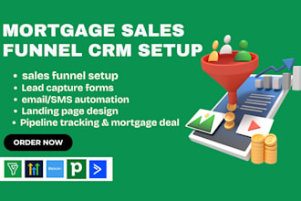 mortgage sales funnel zoho bigin bitrix24 gohighlevel activecampaign pipedrive