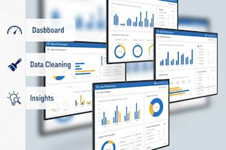 clean, visualize, and build an interactive power bi dashboard with key insights