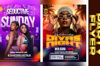 design party flyer, birthday , dj, club, event, flyer design