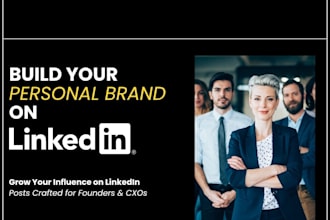 ghostwrite insightful linkedin posts for founders and cxos