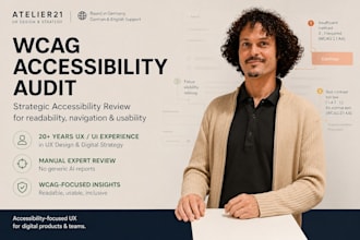 perform a wcag accessibility audit and identify 5 critical issues