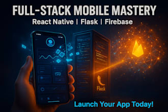 develop mobile apps with react native and flask