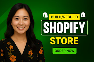 build ecommerce store shopify expert shopify website shopify store setup shopify