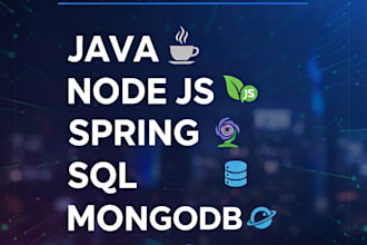develop java, node, python, sql, javascript