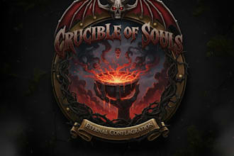 create an abstract extreme metal logo
