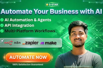 build complex n8n, make, and zapier automation with ai