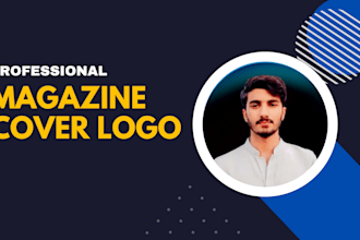 design professional magazine cover logo