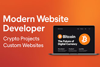 build a modern and functional website for you