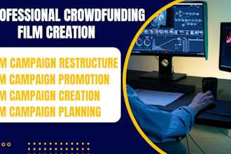 create and promote film crowdfunding campaign on kickstarter indiegogo
