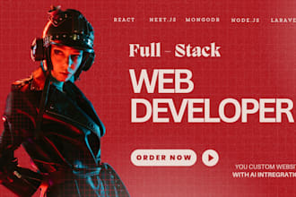 build custom full stack websites with react nextjs or laravel fast and secure