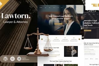 design law firm website lawyer business website development legal landing page