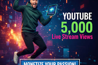 do increase 1000 youtube live stream views instantly