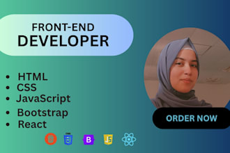 design a modern and responsive front end for your website