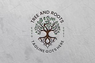 create your in short time tree care logo