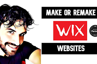 create a wix website with SEO, mobile optimization