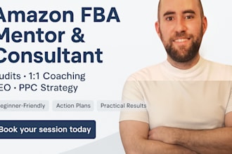 be your amazon fba expert and help you grow your business